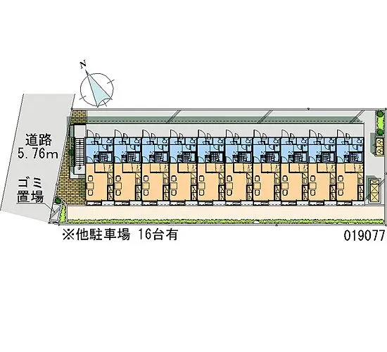 ★手数料０円★坂東市辺田　月極駐車場（LP）